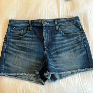 Massimo denim high rise stretch jean shorts